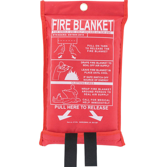 1M x 1M Fire Blanket in Soft Case