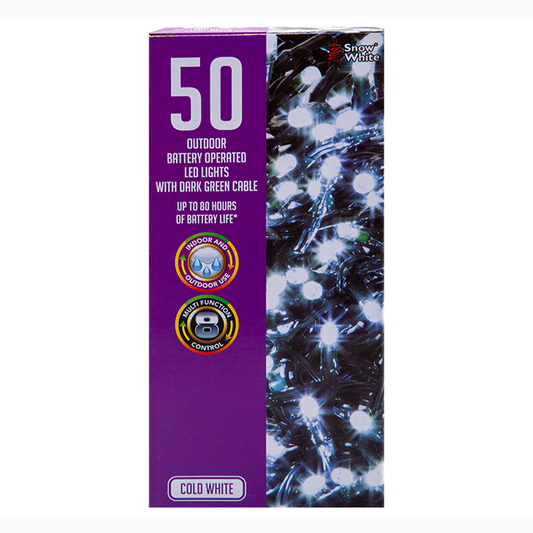 50 x Outdoor Led Battery Lights