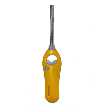 Refillable Flexible Head Gas Lighter Yellow
