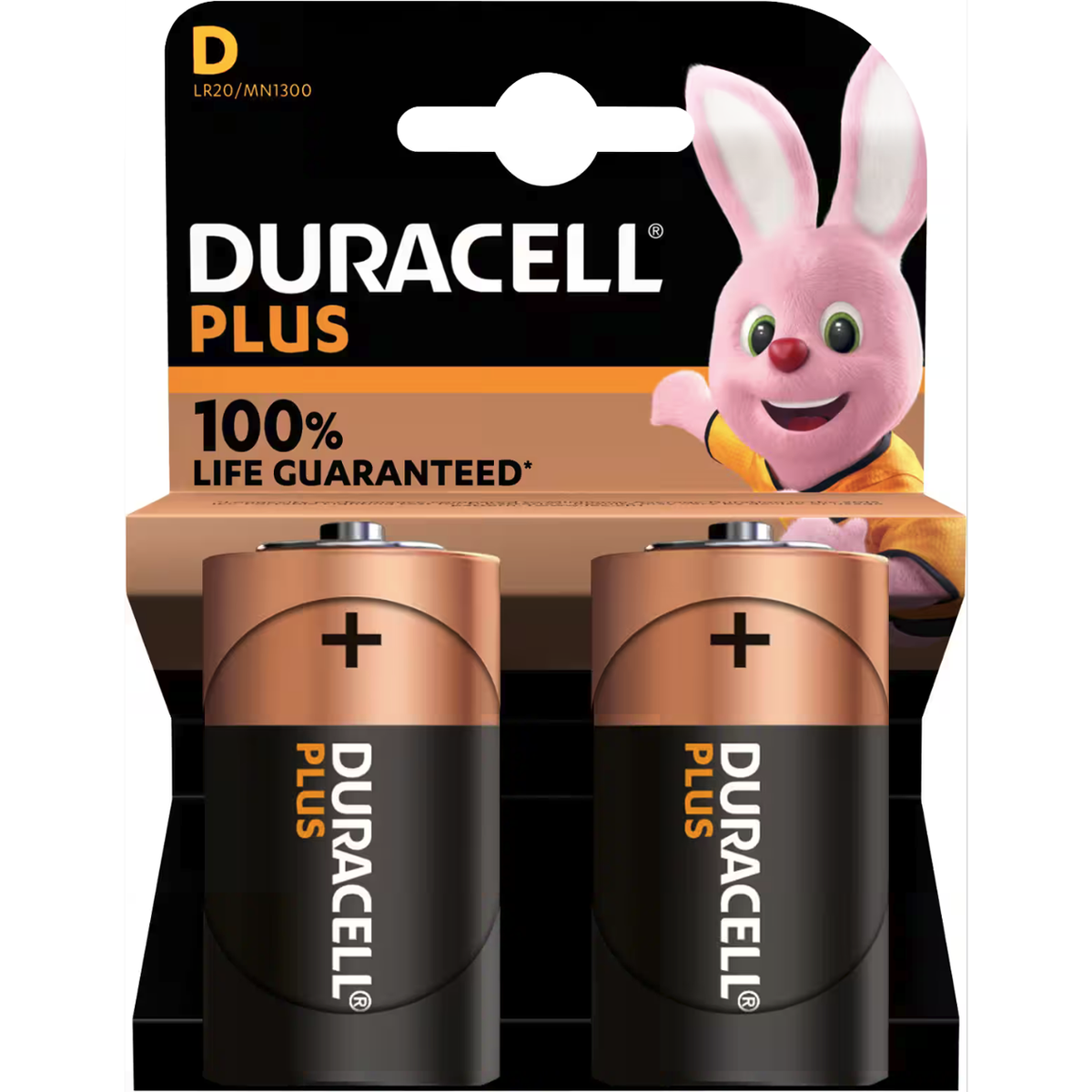 Duracell 'D'  Battery x2