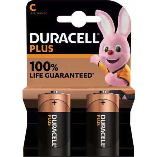 Duracell 'C' Battery x2